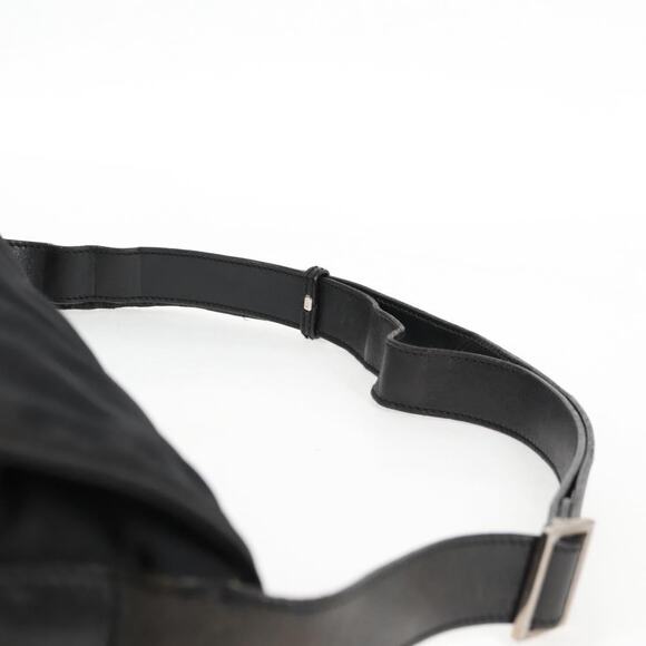 GUCCI Shoulder Bag Nylon Black Silver 019.0308 - Picture 11 of 16